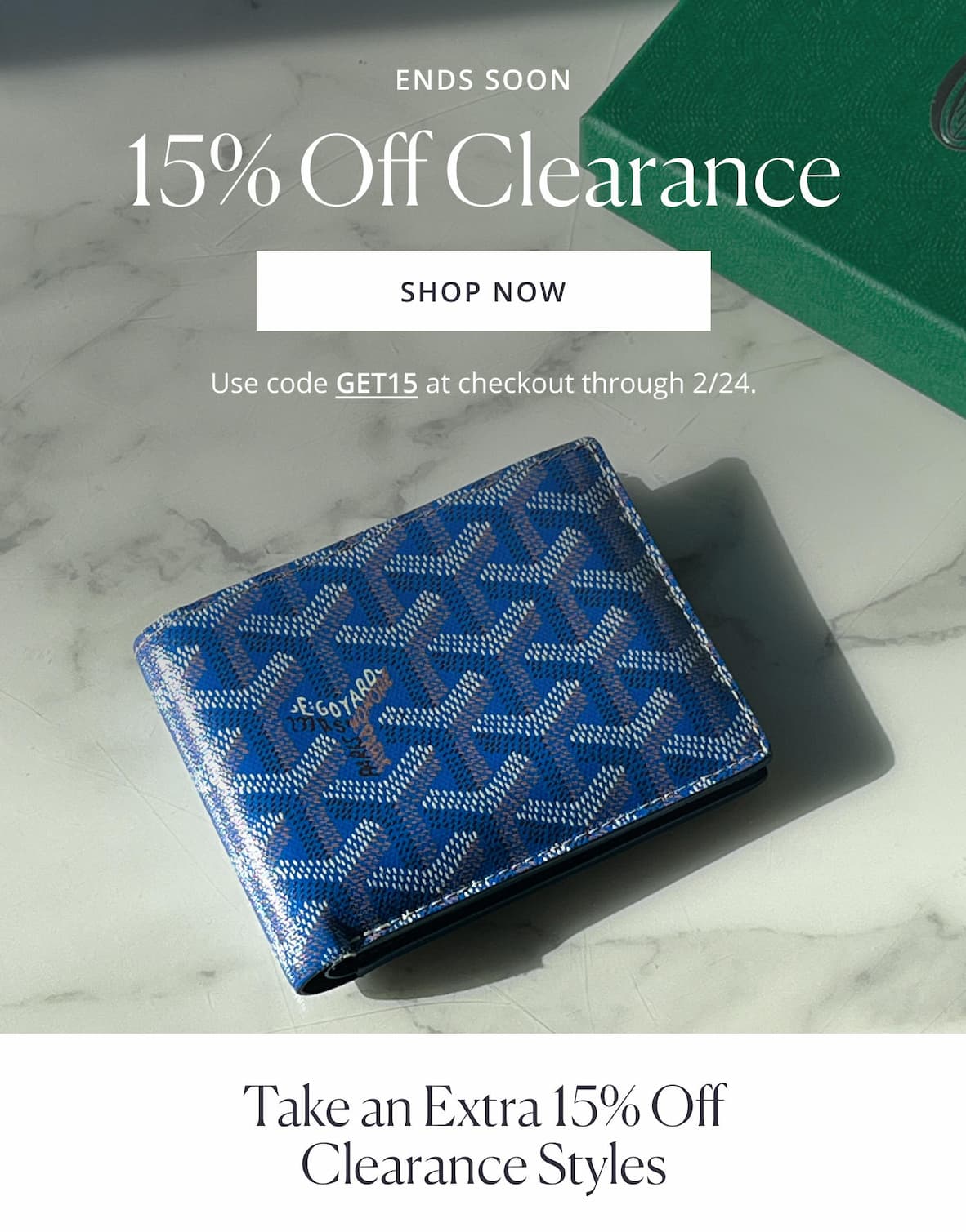 15% Off Clearance
