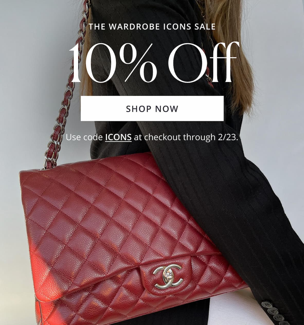 THE WARDROBE ICONS SALE