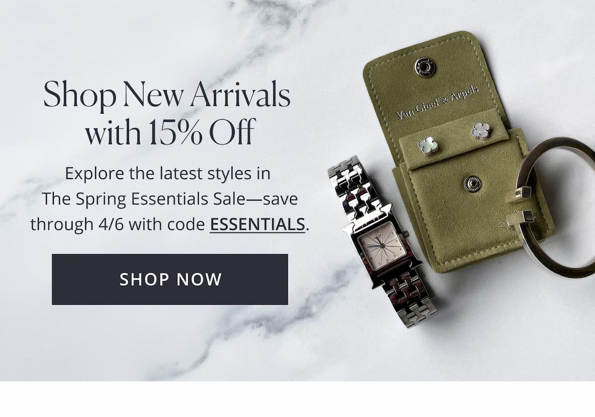 Shop New Arrivals with 15% Off