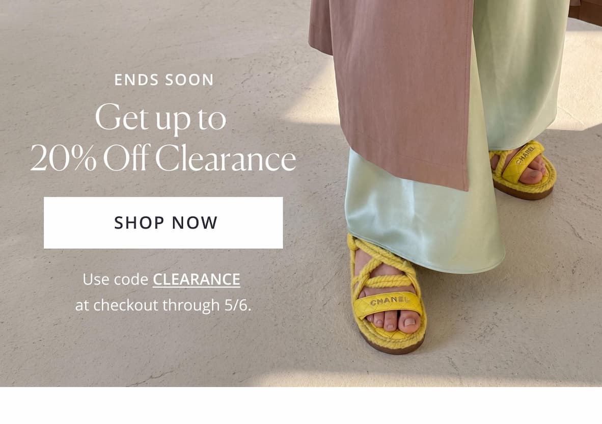 Get up to 20% Off Clearance 