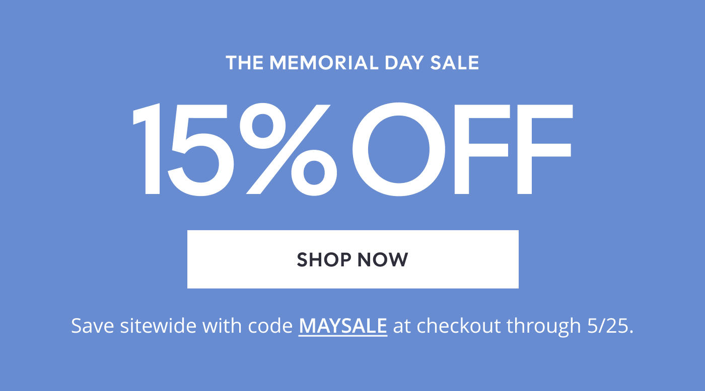 THE MEMORIAL DAY SALE