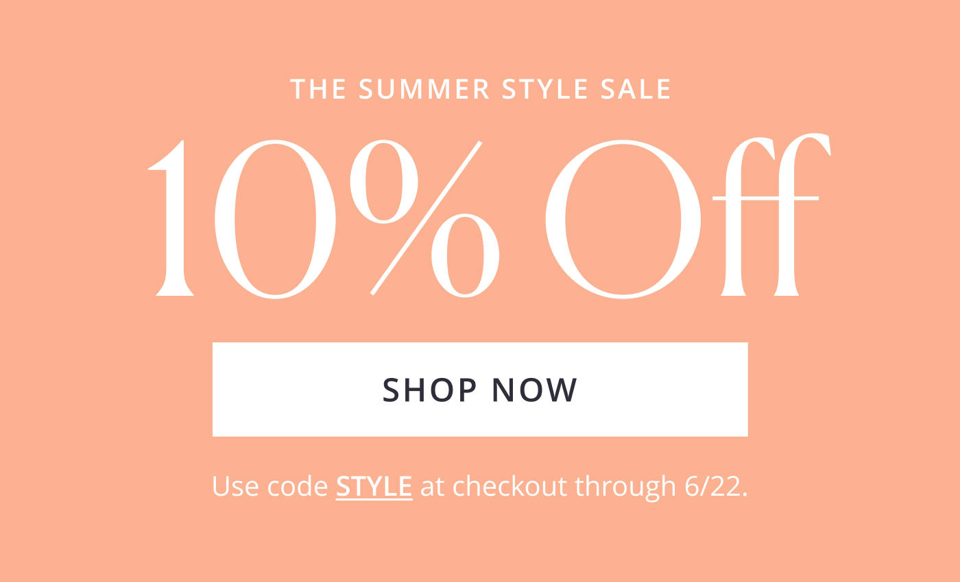 THE SUMMER STYLE SALE