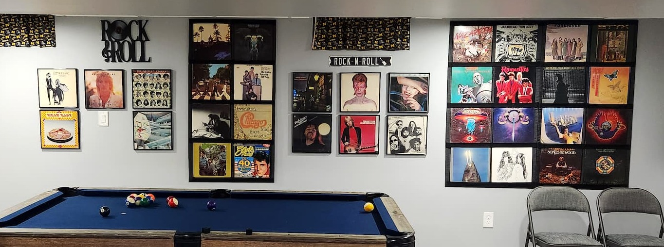 12" Vinyl Record Display Frame - LP Wall Storage