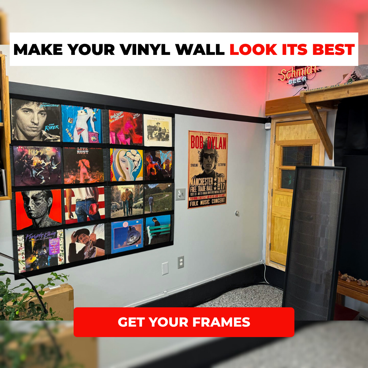 MAKE YOUR VINYL WALL LOOK ITS BEST - GET YOUR FRAMES