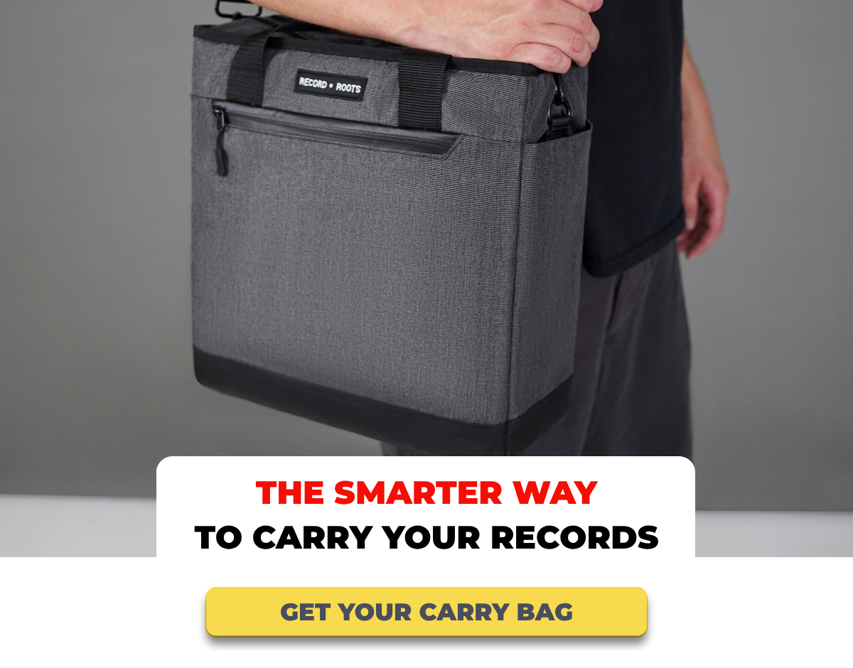 THE SMARTER WAY TO CARRY YOUR RECORDS - GET YOUR CARRY BAG