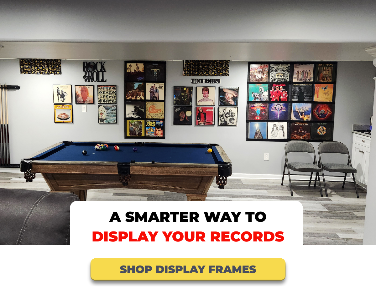 A SMARTER WAY TO DISPLAY YOUR RECORDS - SHOP DISPLAY FRAMES