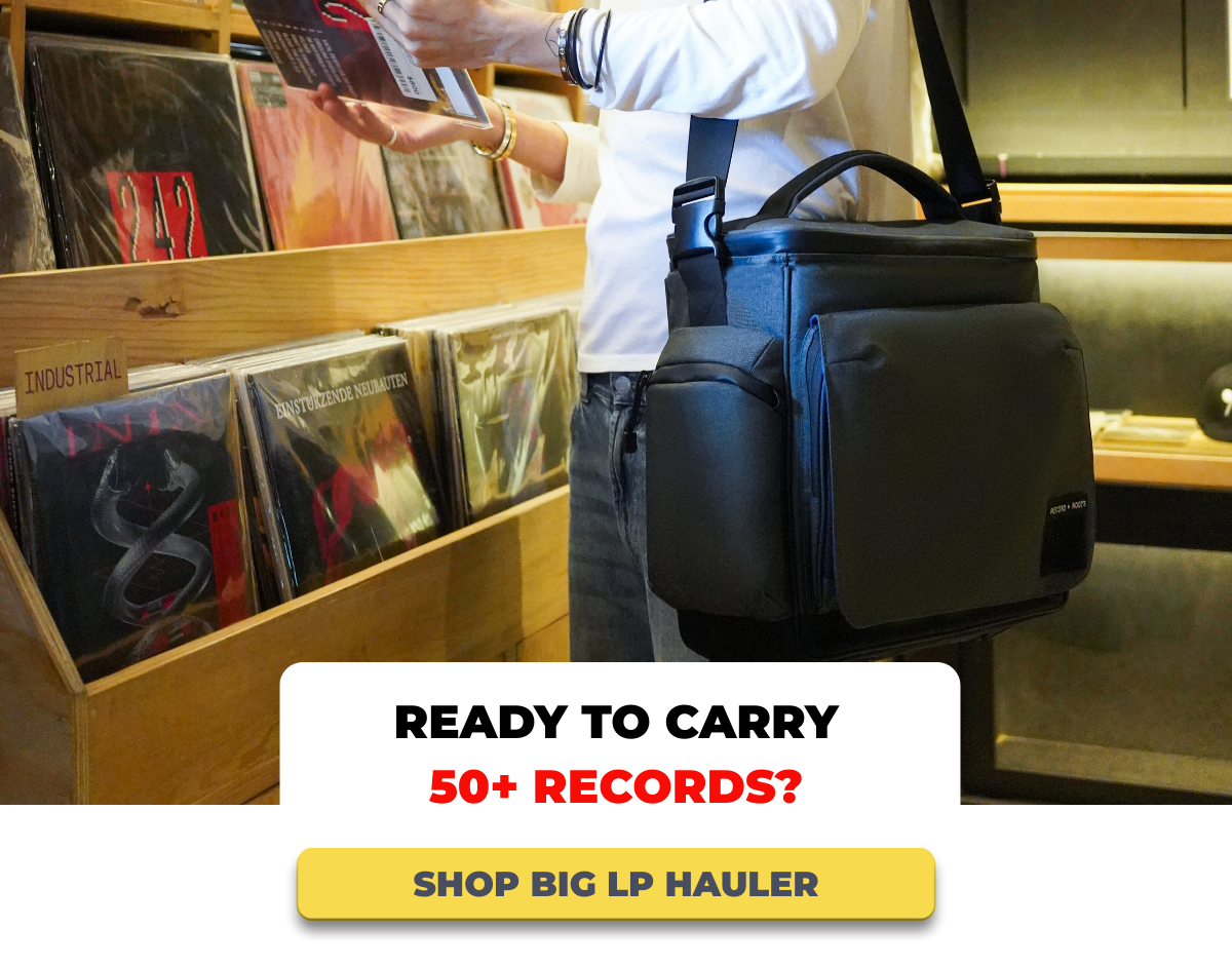 READY TO CARRY 50+ RECORDS? - SHOP BIG LP HAULER