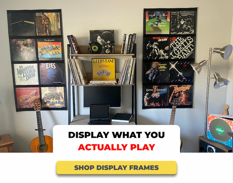 DISPLAY WHAT YOU ACTUALLY PLAY - SHOP DISPLAY FRAMES