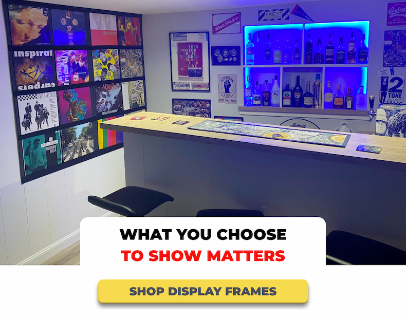 WHAT YOU CHOOSE TO SHOW MATTERS - SHOP DISPLAY FRAMES