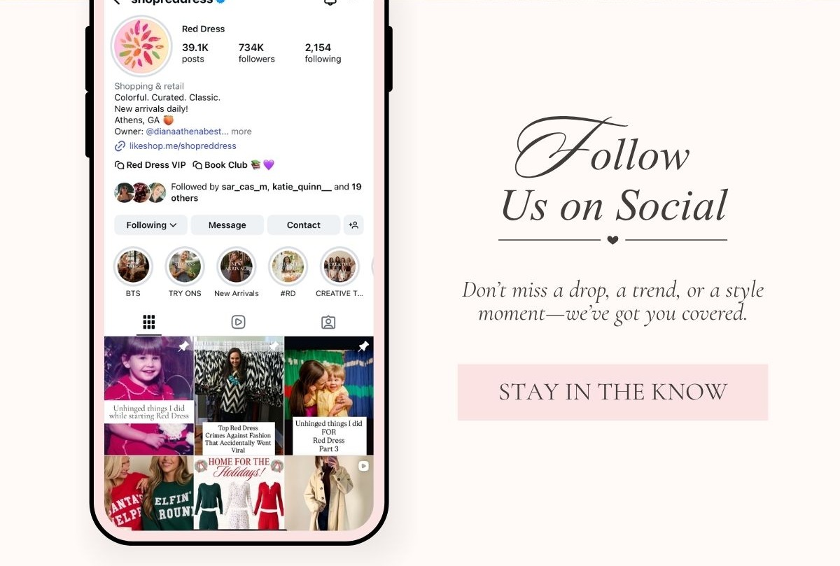Follow Us on Social. 