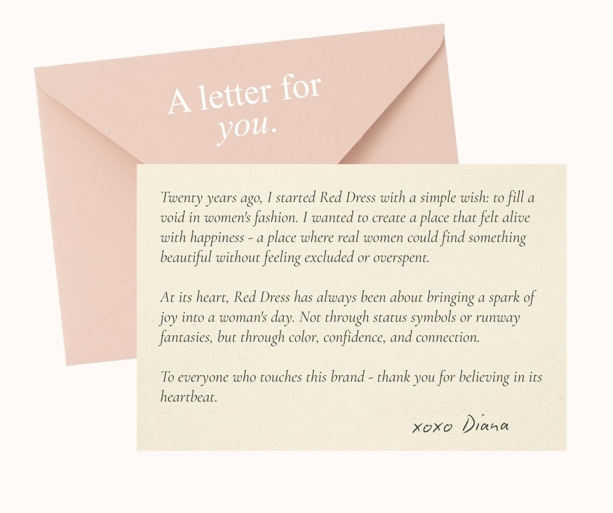 A letter for you. From Diana.