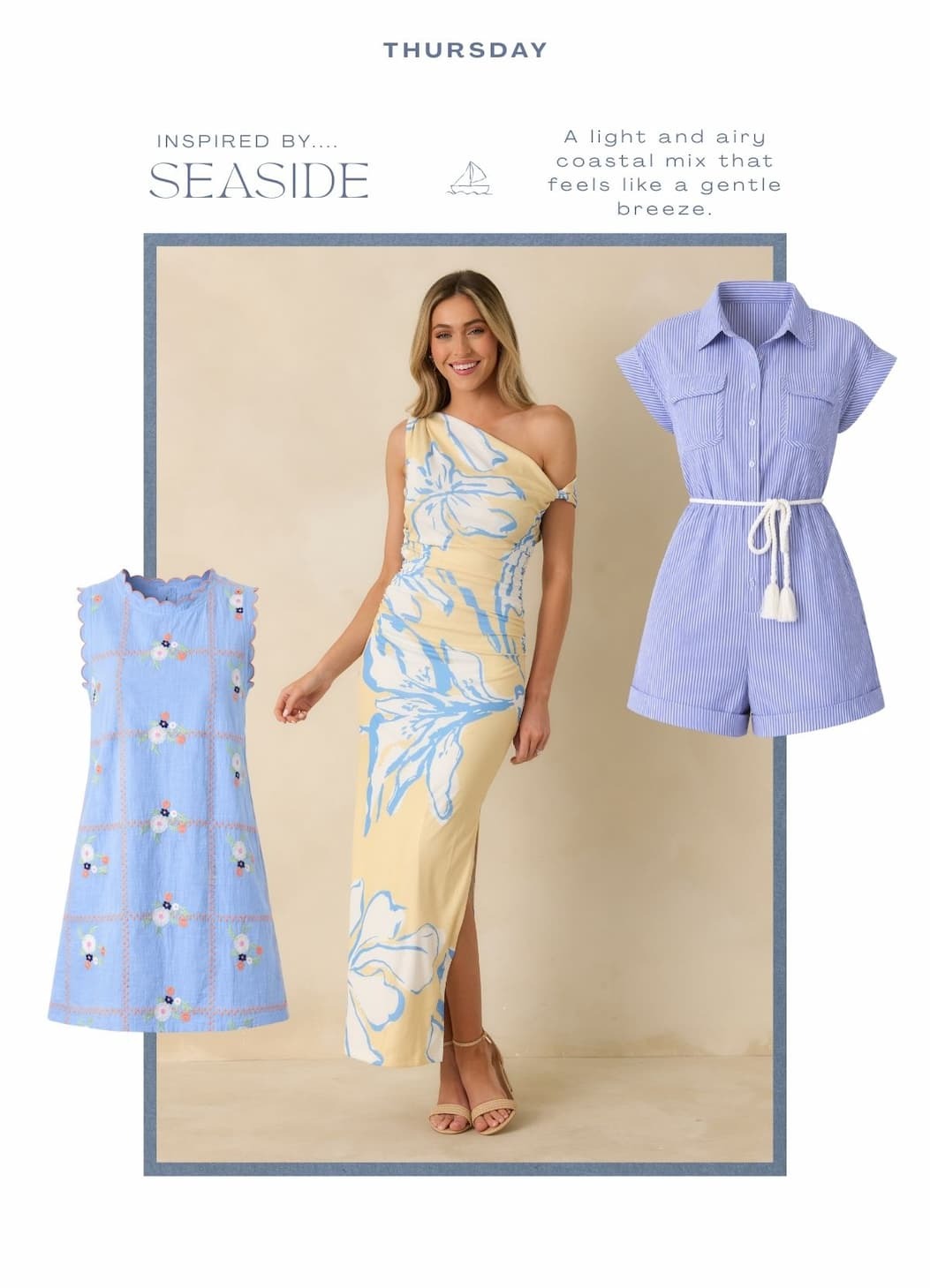 Thursday. Inspired by Seaside. 