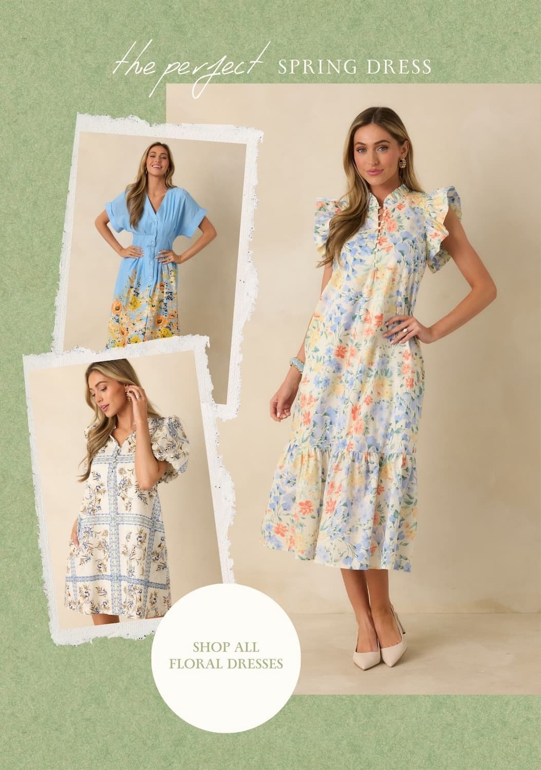 The perfect spring dress. Shop all floral dresses.