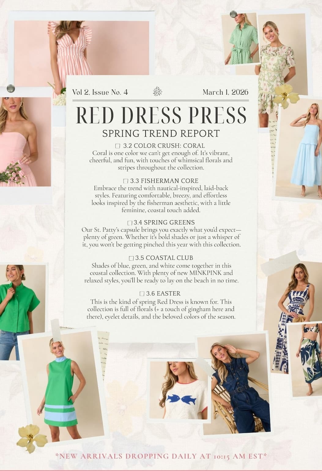 Red Dress Press. Spring Trend Report.