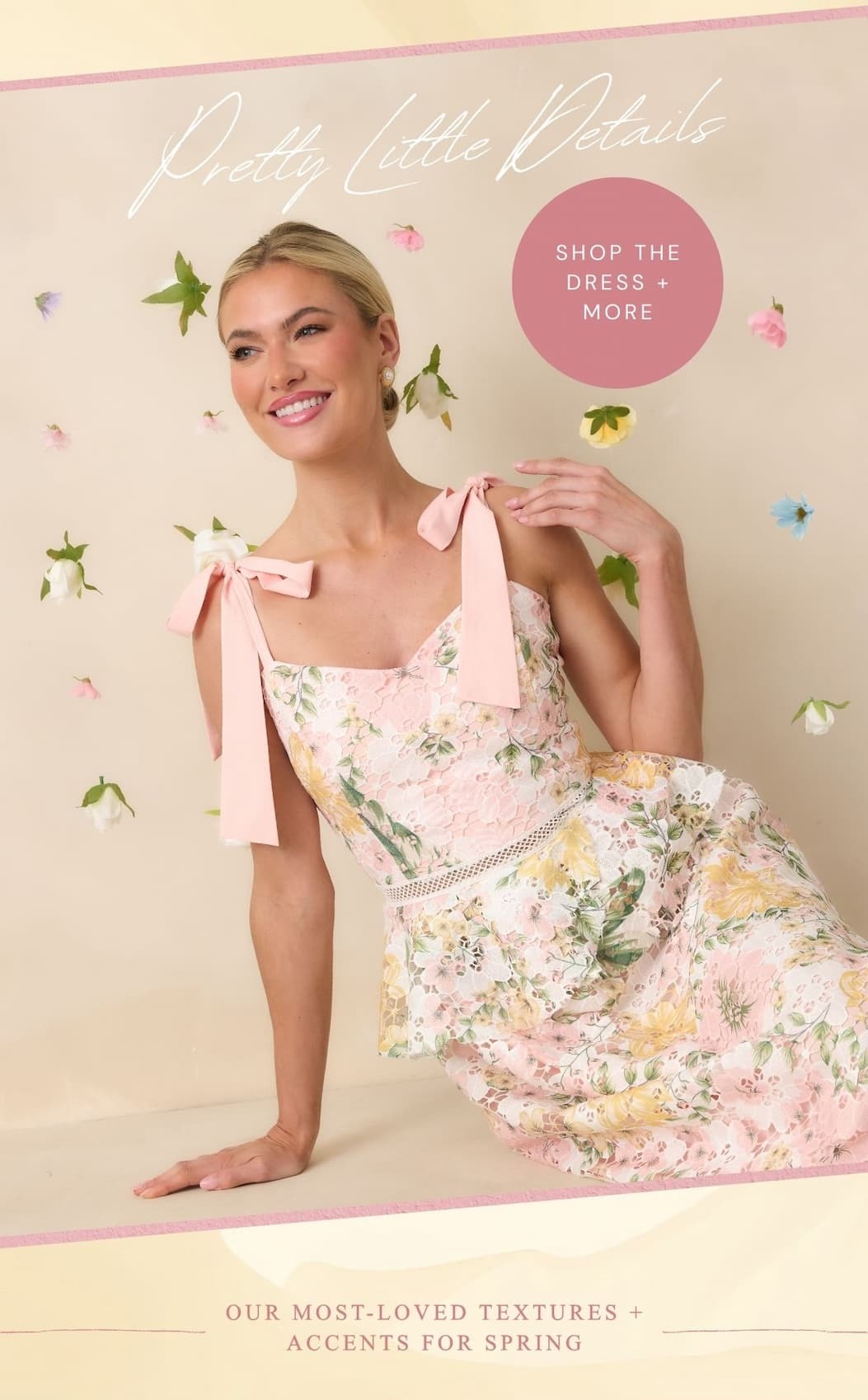 Pretty Little Details. Our most-loved textures + accents for spring. Shop the dress + more. 