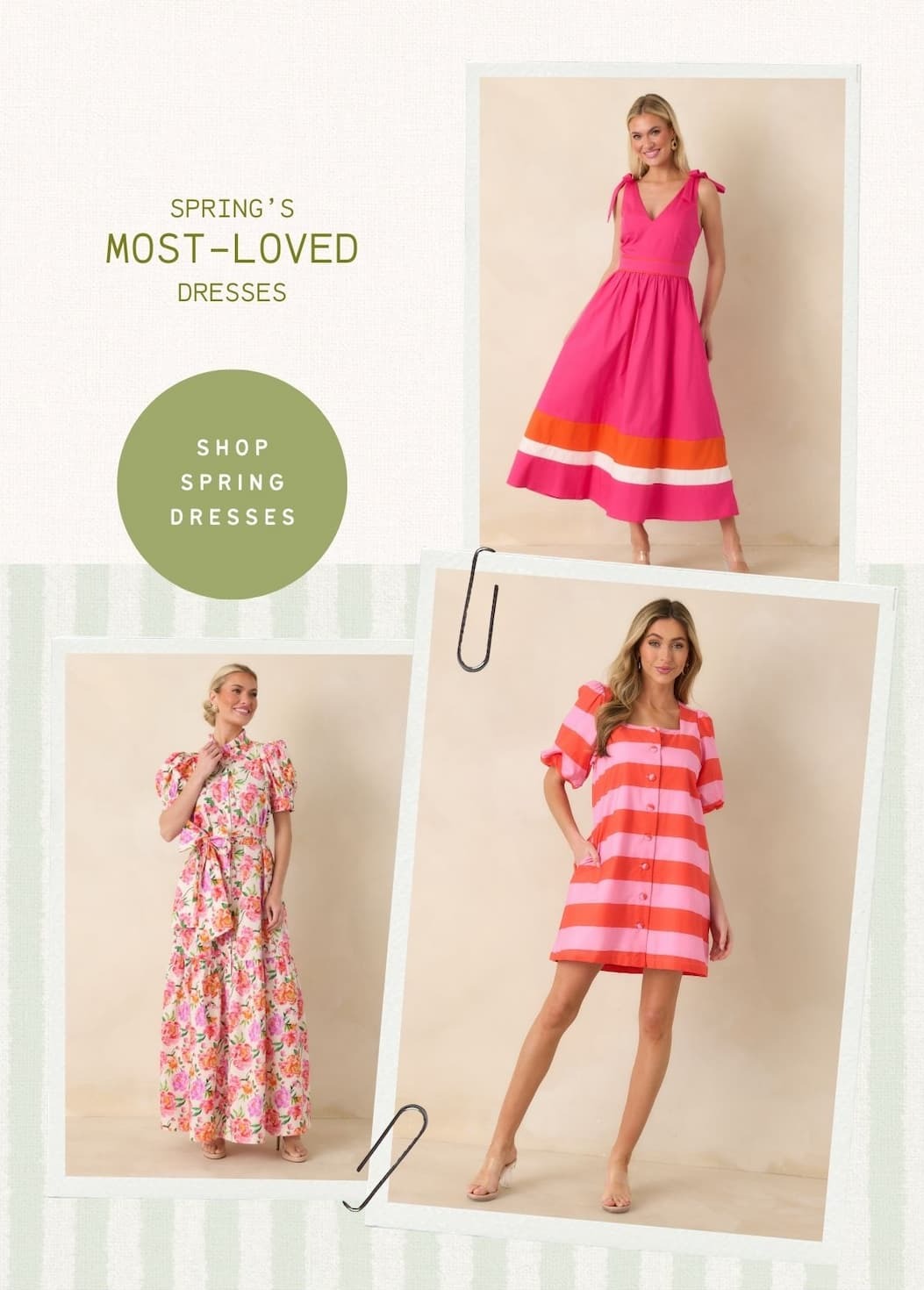 Spring's Most-Loved Dresses. Shop Spring Dresses.