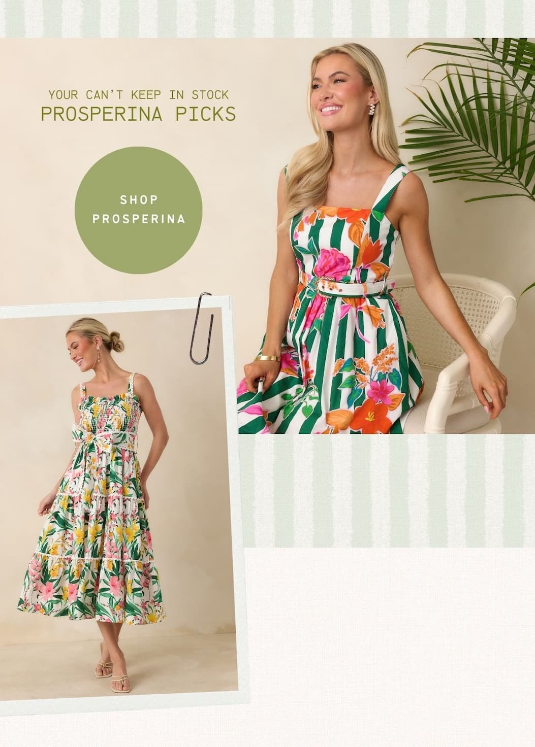 You can't keep in stock Prosperina picks. Shop Prosperina.