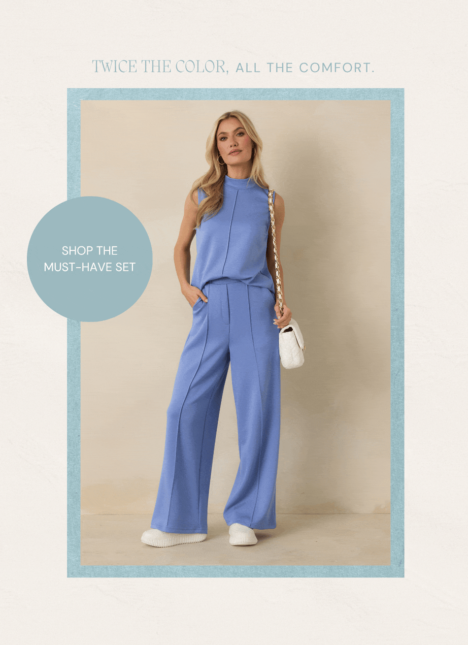 Twice the color, all the comfort. Shop the Must-Have Set.
