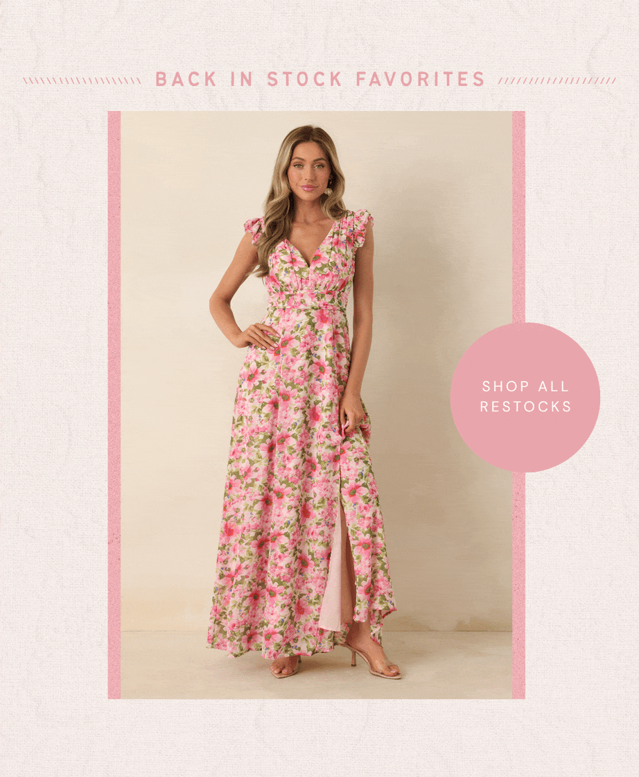 Back in stock favorites. Shop All Restocks.