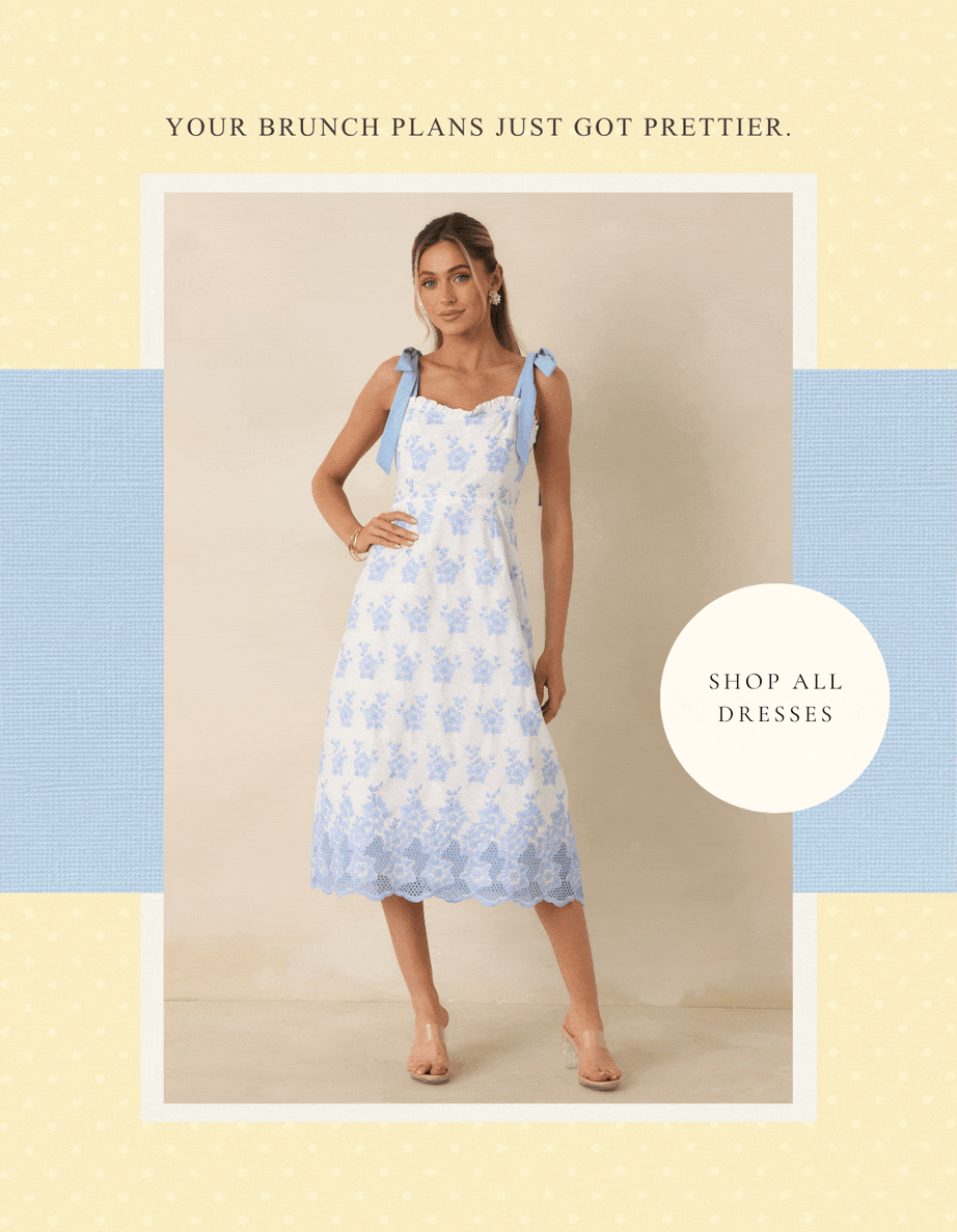 Your brunch plans just got prettier. Shop All Dresses.