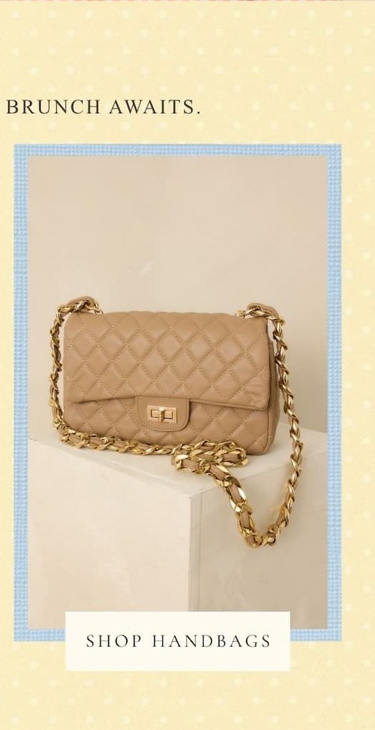 Shop Handbags.