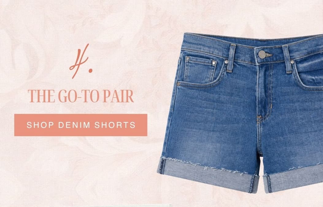 4. The go-to pair. Shop Denim Shorts.
