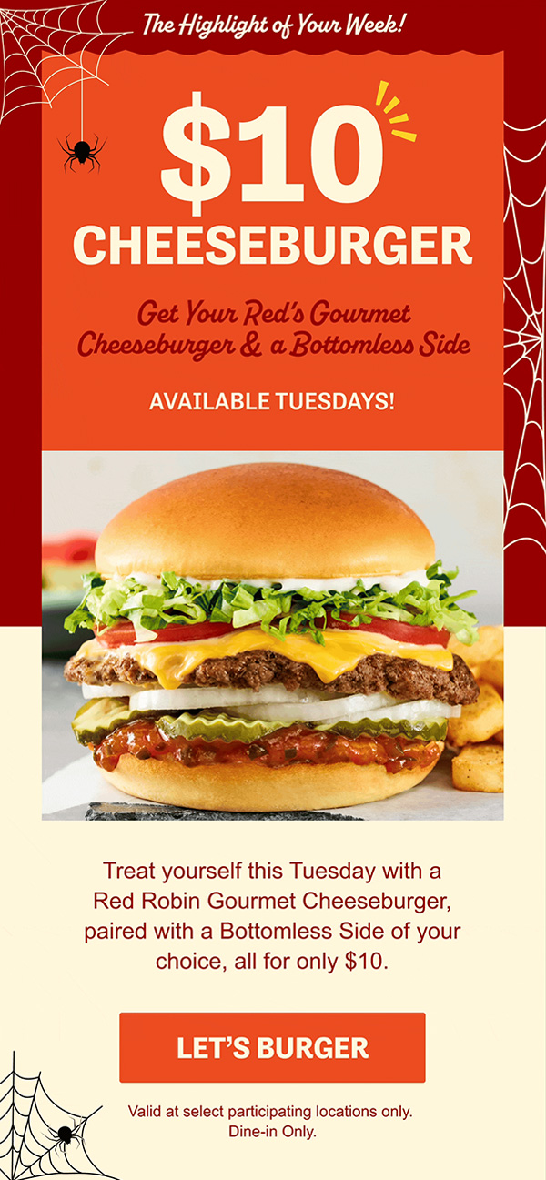 Red' Gourmet Cheeseburger