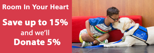 Save 15% and We'll Donate 5%
