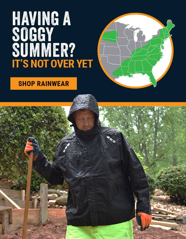 HAVING A SOGGY SUMMER?   IT’S NOT OVER YET    