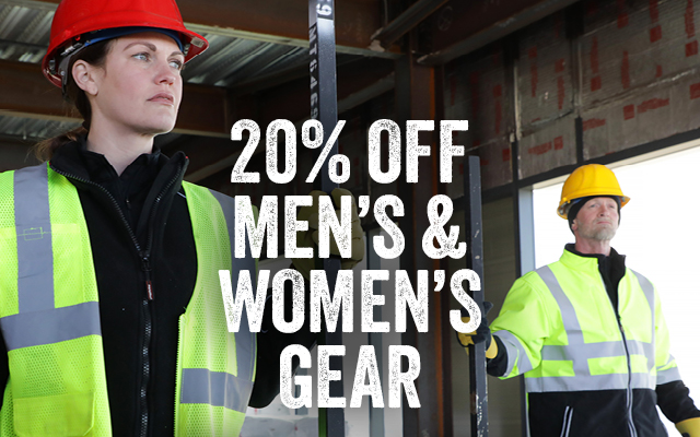 20% OFF  MEN’S AND WOMEN’S GEAR