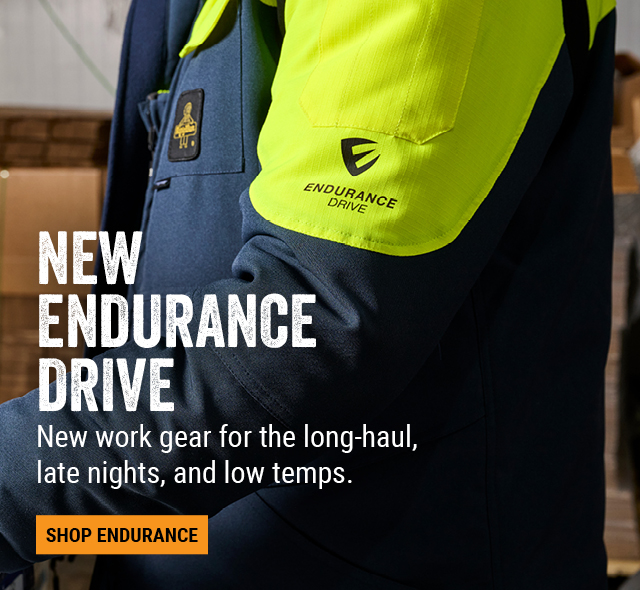 NEW ENDURANCE DRIVE   New work gear for the long-haul, late nights, and low temps. 