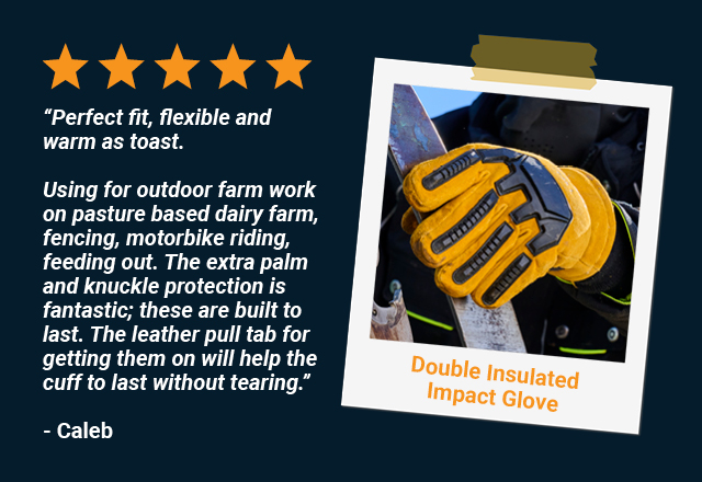 Double Insulated Impact Glove