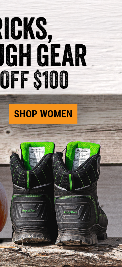 NO TRICKS, JUST TOUGH GEAR AND $20 OFF $100