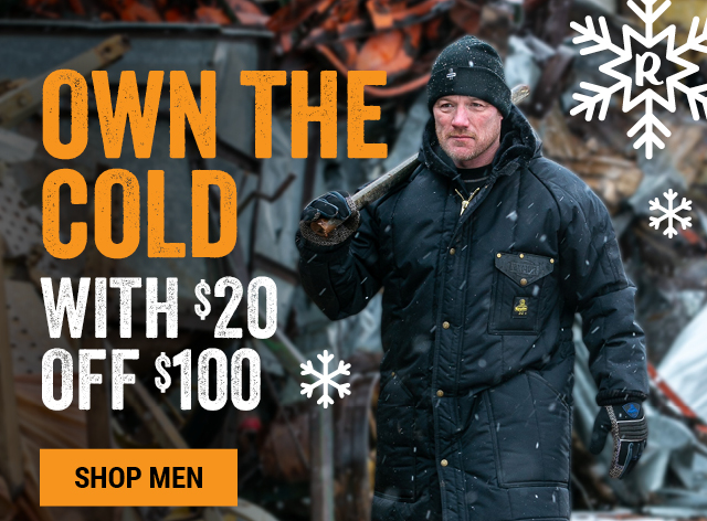 OWN THE COLD   WITH $20 OFF $100