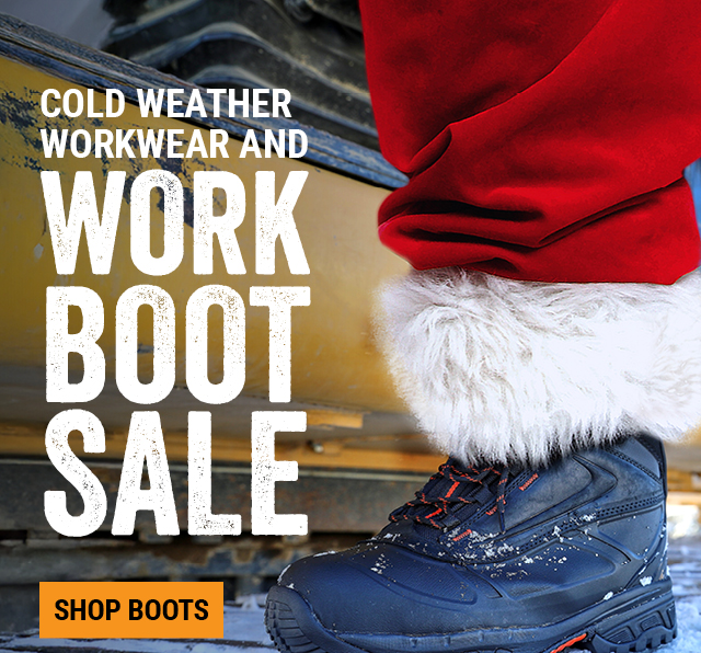 COLD WEATHER WORKWEAR AND WORK BOOT SALE 