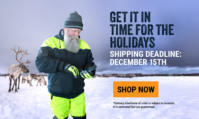 GET IT IN TIME FOR THE HOLIDAYS SHIPPING DEADLINE: DECEMBER 15TH 