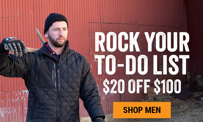 ROCK YOUR TO-DO LIST $20 OFF $100 Shop mens