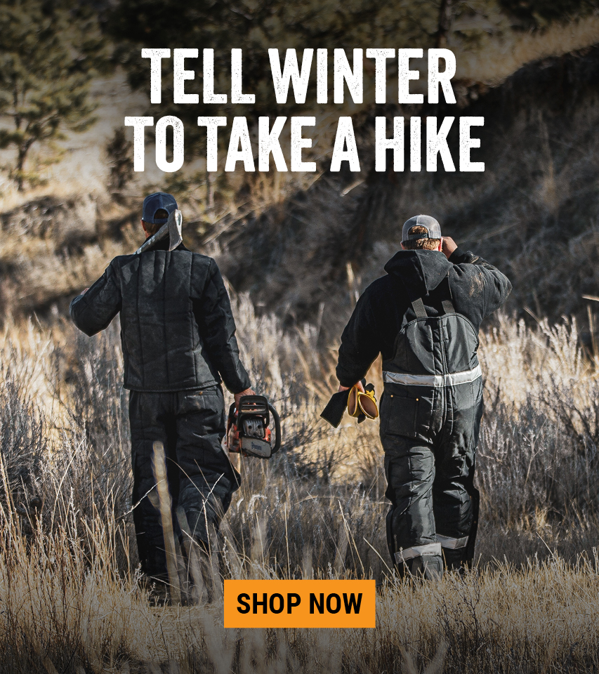 TELL WINTER TO TAKE A HIKE    