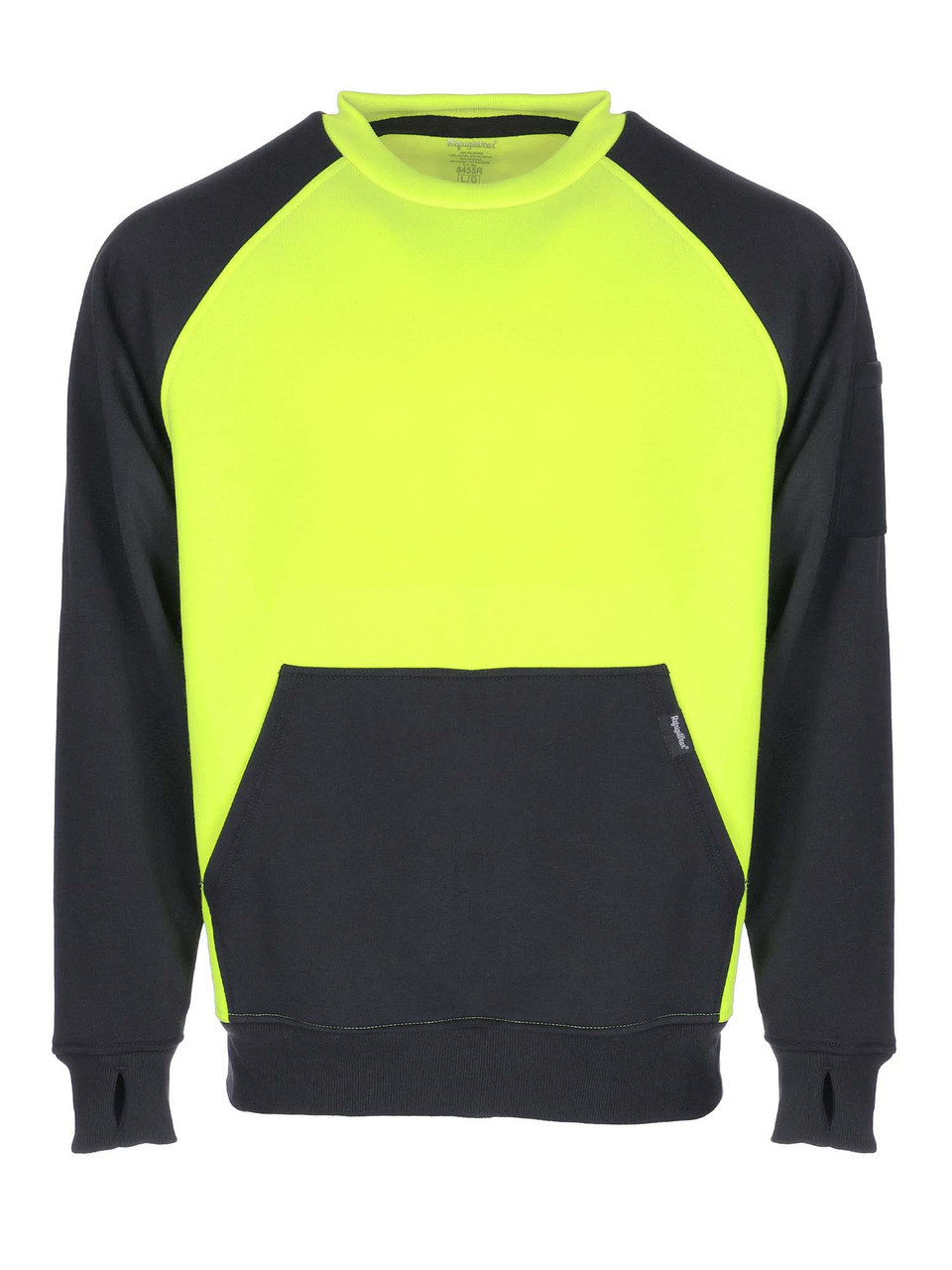 Two-Tone HiVis Crewneck Sweatshirt
