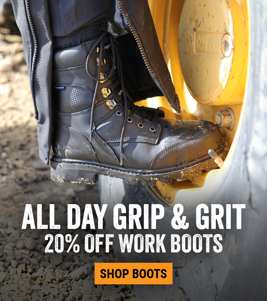 ALL DAY GRIP & GRIT 20% OFF WORK BOOTS