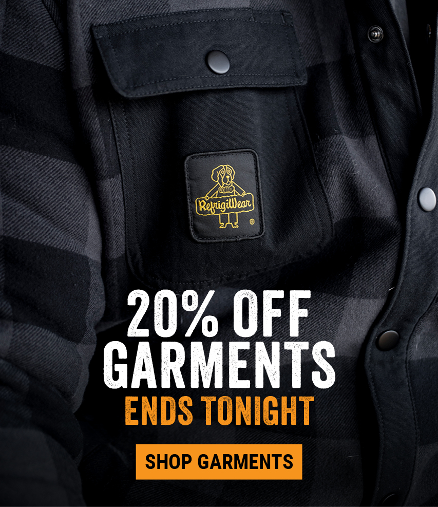 20% OFF GARMENTS ENDS TONIGHT