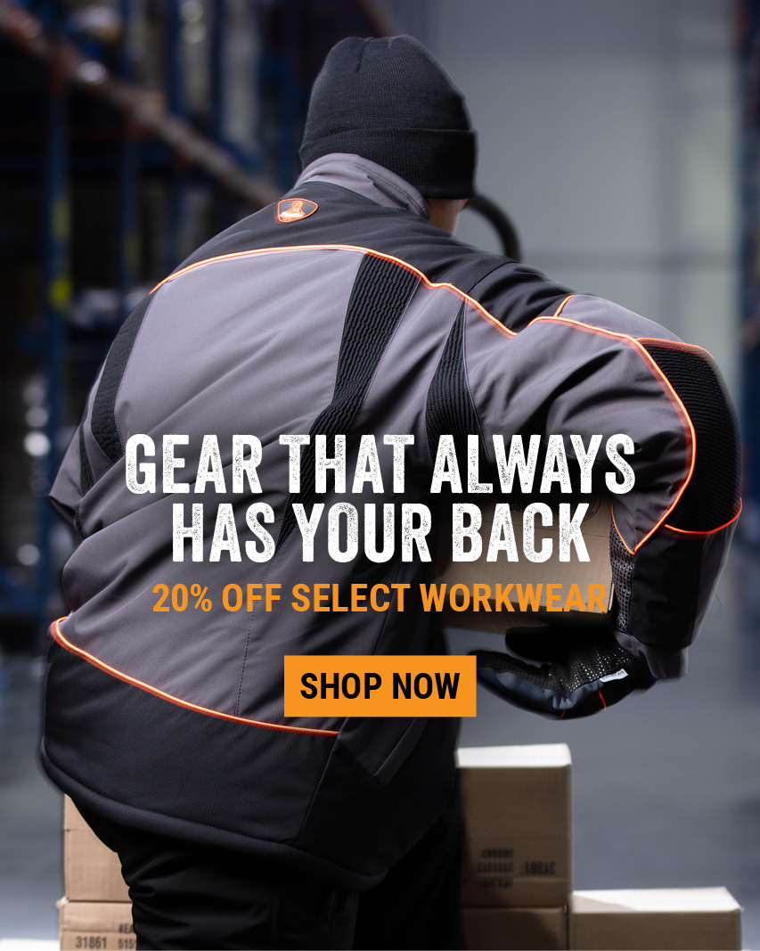 GEAR THAT ALWAYS HAS YOUR BACK 20% off Garments. 