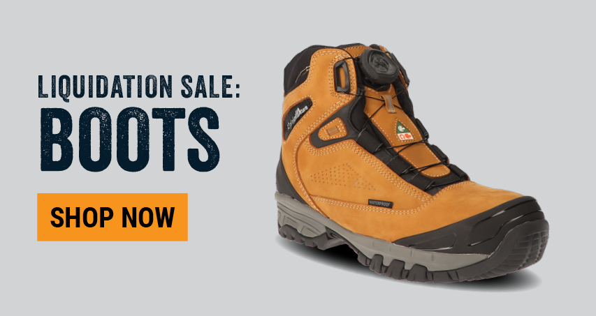 Liquidation Sale: Boots