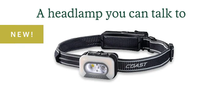 A headlamp you can talk to
