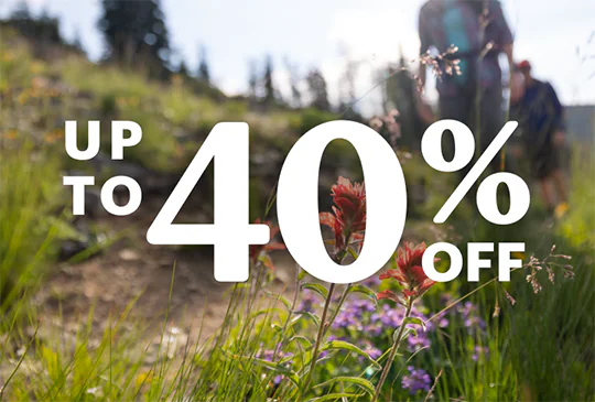Up to 40% off