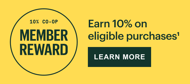 Member Reward. Earn 10% on eligible purchases. Earn 10% on eligible purchases1. LEARN MORE