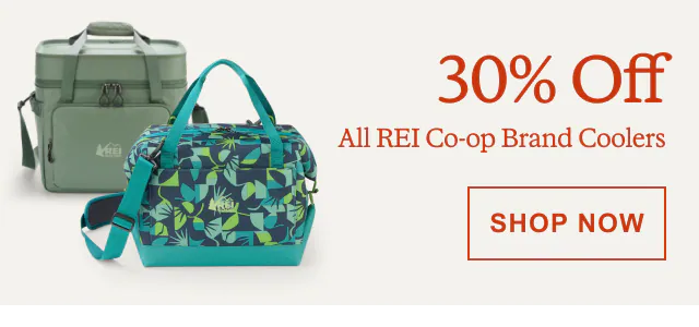 30% Off All REI Co-op Brand Coolers. Click here to SHOP NOW