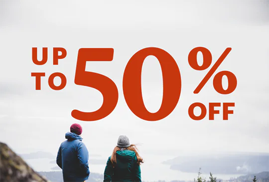 Up to 50% off