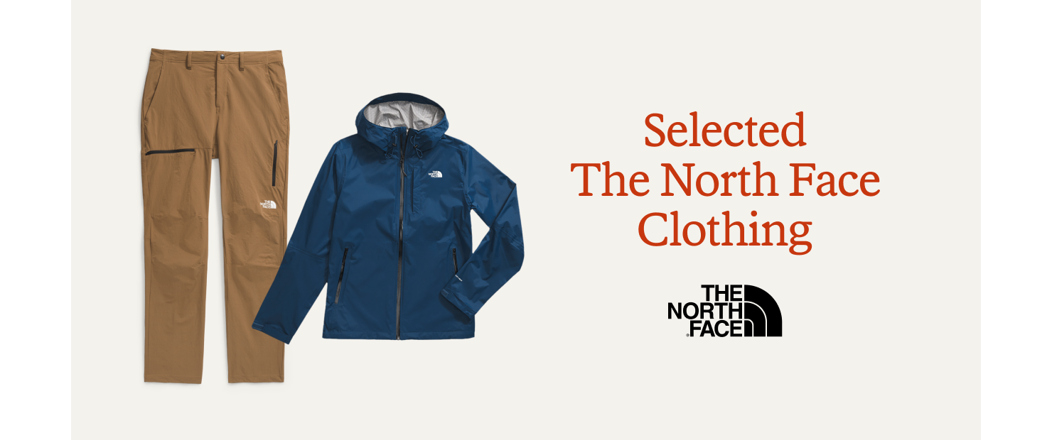 Selected The North Face clothing. 