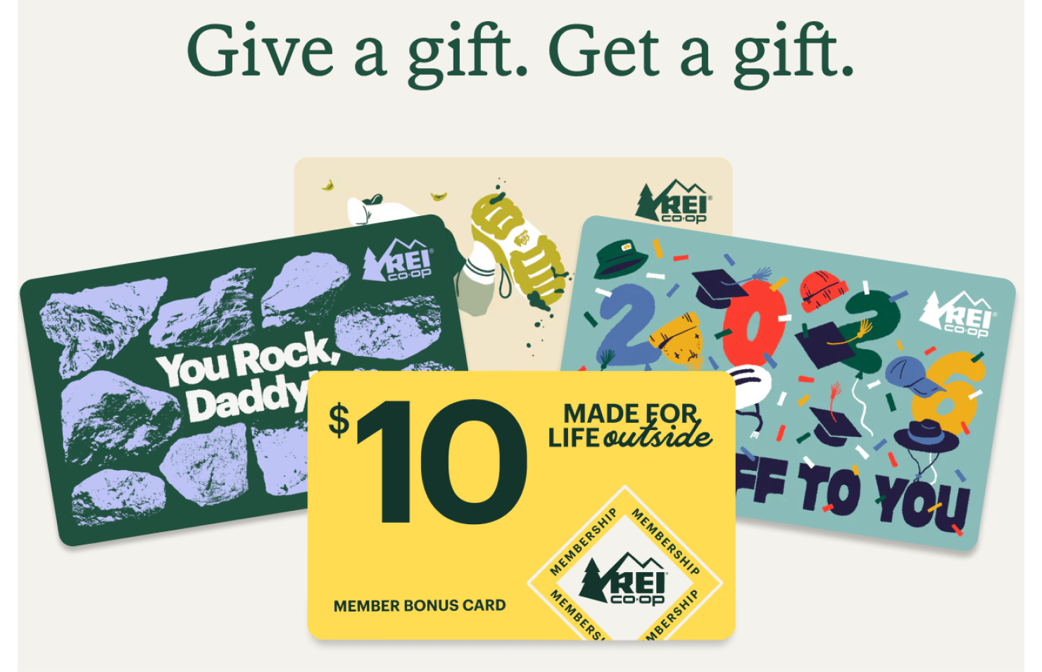 Give a gift. Get a gift.